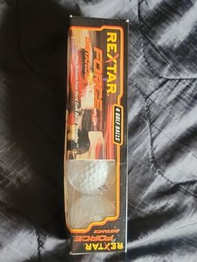 Rextar Force Distance Golf Balls - White (4 Pack) NIB